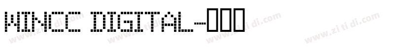 WinCC digital字体转换